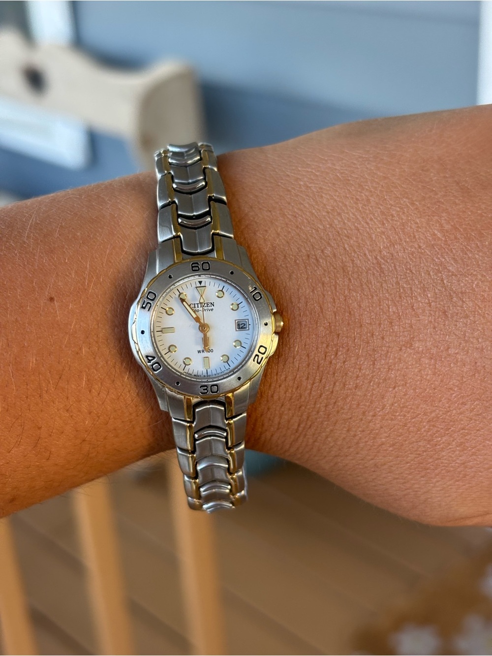 Citizen eco drive Women's Two-Tone Stainless Steel Watch - Silver & Gold